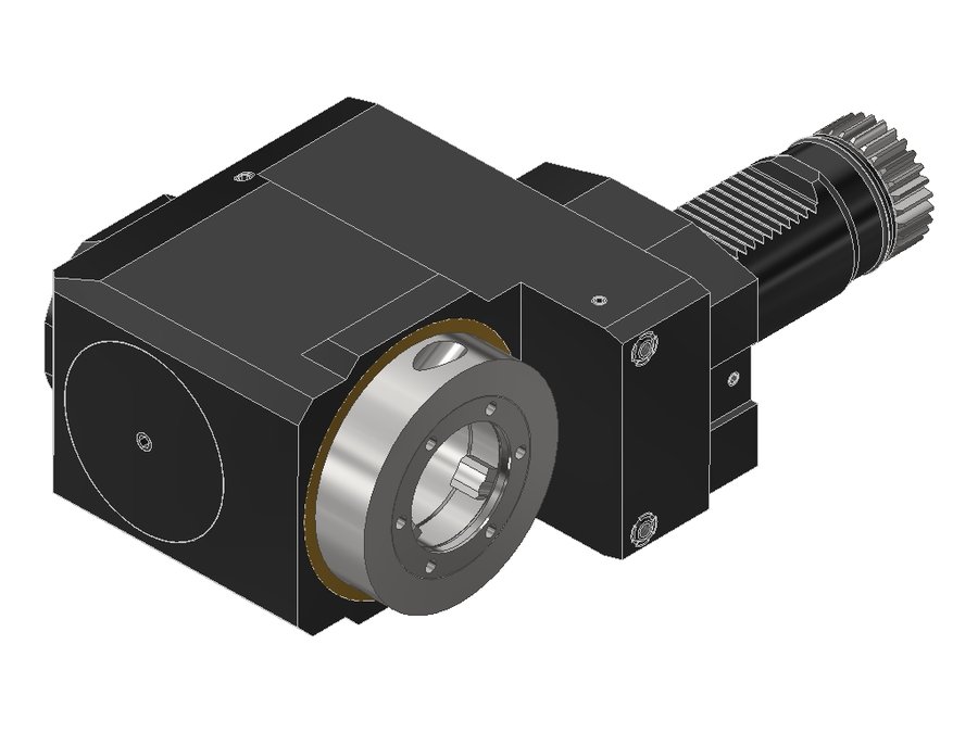 Головка приводная радиальная сверлильно-фрезерная со смещением EWS 80.50V5TNA600RIKD, хвостовик Ø50, EWS - Varia V5- адаптер