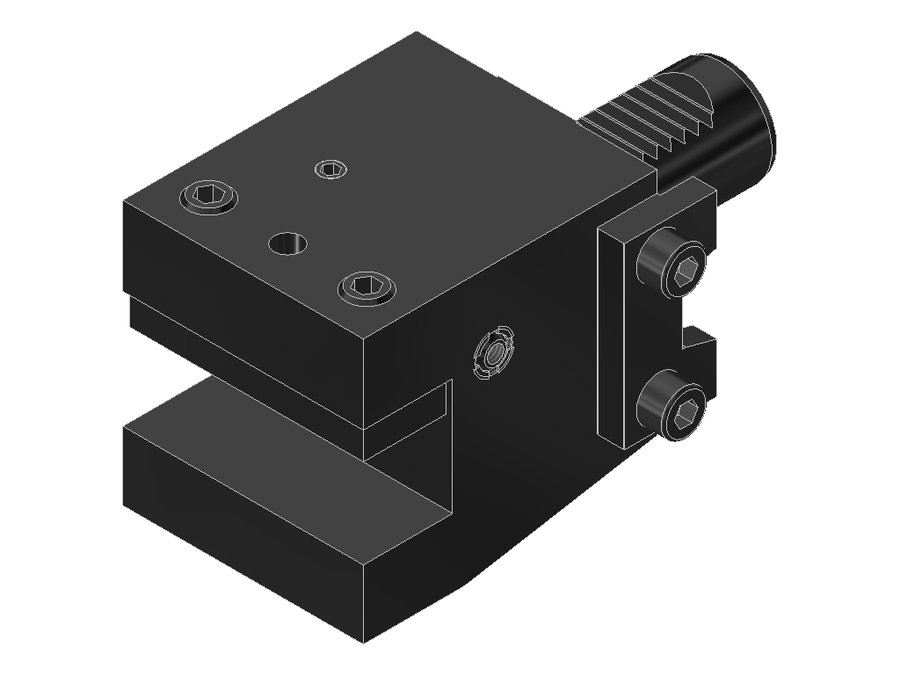 Державка токарная боковая EWS 5.3025G300RLV, хвостовик Ø30, сечение 25×25 мм