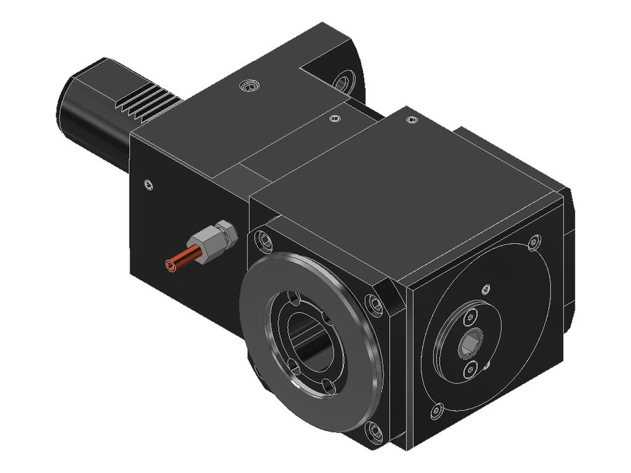Головка приводная радиальная сверлильно-фрезерная EWS 60.40C4MP620LIK, хвостовик Ø40, полигональный хвостовик ISO 26623 (PSC 40)