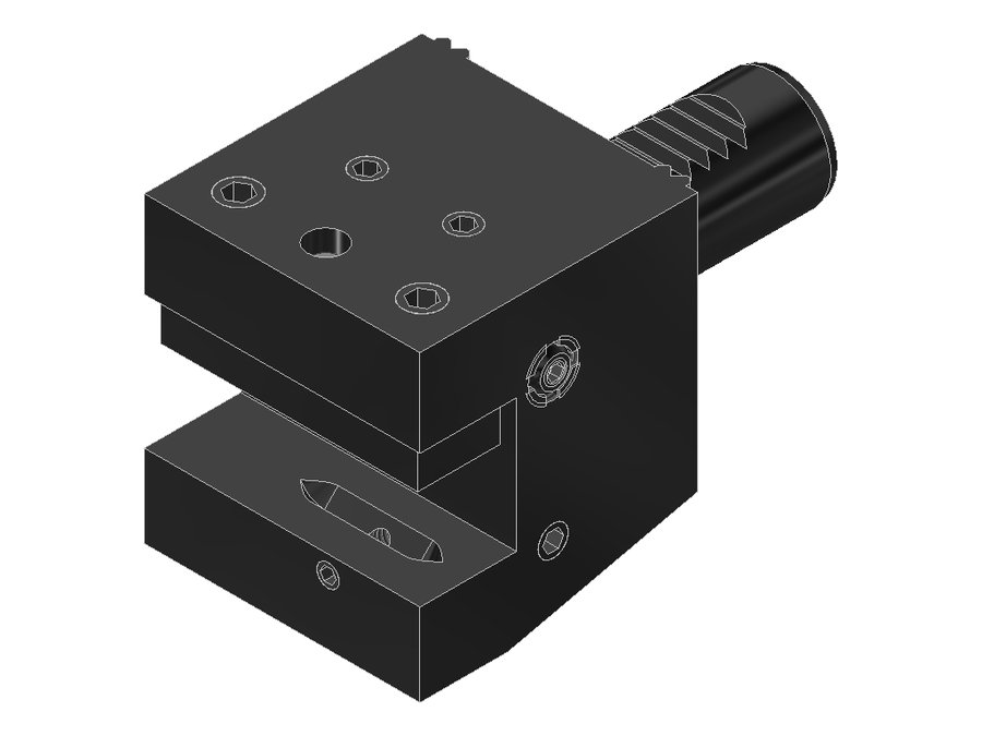 Державка токарная боковая EWS 5.2520G200RLIKW, хвостовик Ø25, сечение 20×20 мм