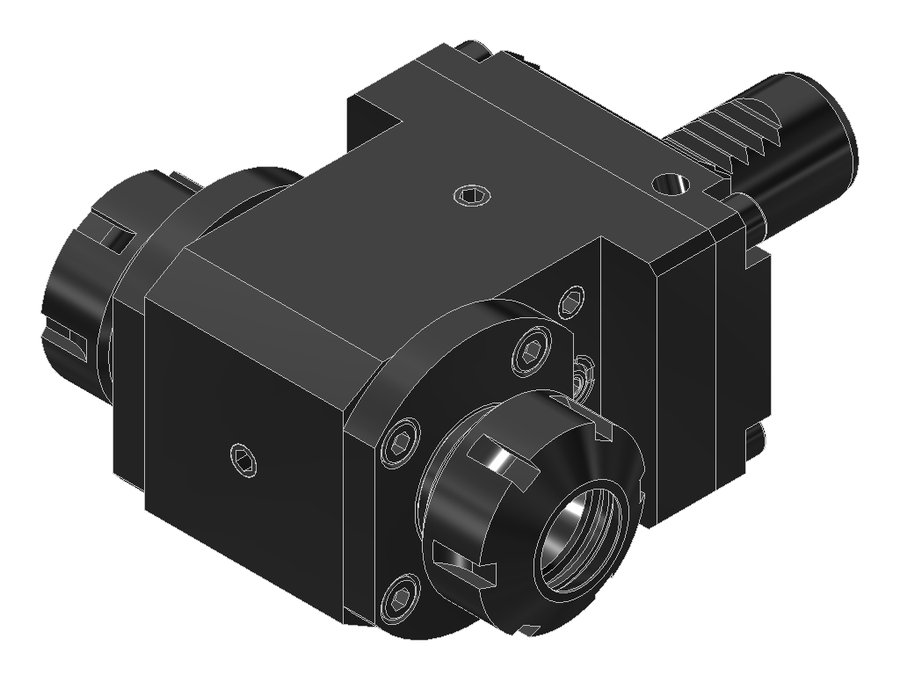 Державка цанговая EWS 31.2525DG200RLW, хвостовик Ø25, под цанги, код 250 430E