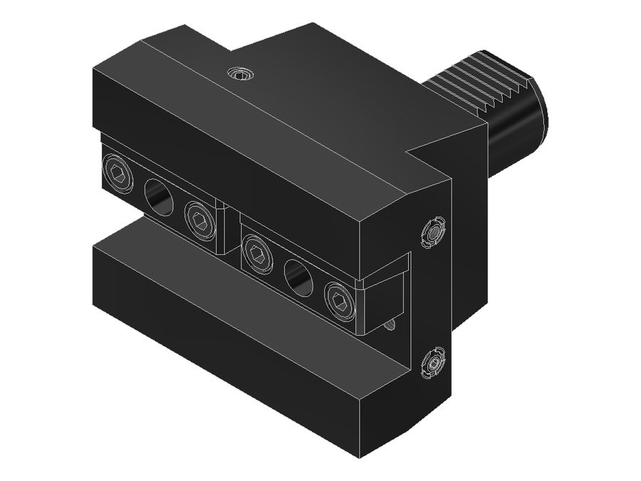 Державка токарная боковая EWS 5.4025NZ2000, хвостовик Ø40, сечение 25×25 мм