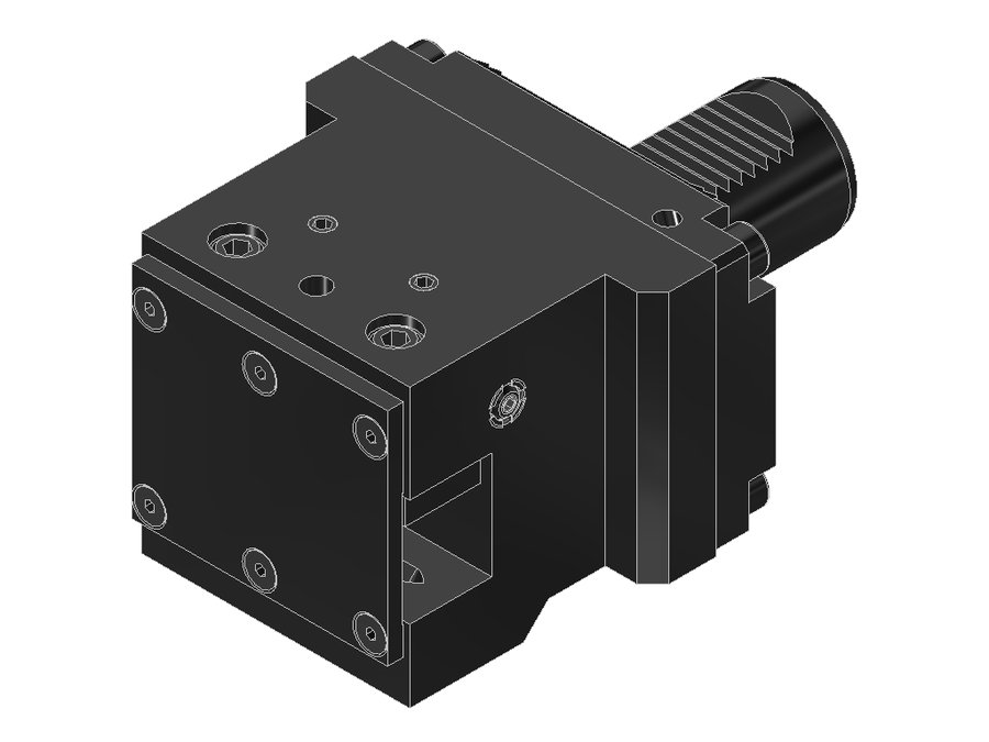 Державка токарная боковая EWS 5.4025G400RLIKWL1=107, хвостовик Ø40, сечение 25×25 мм