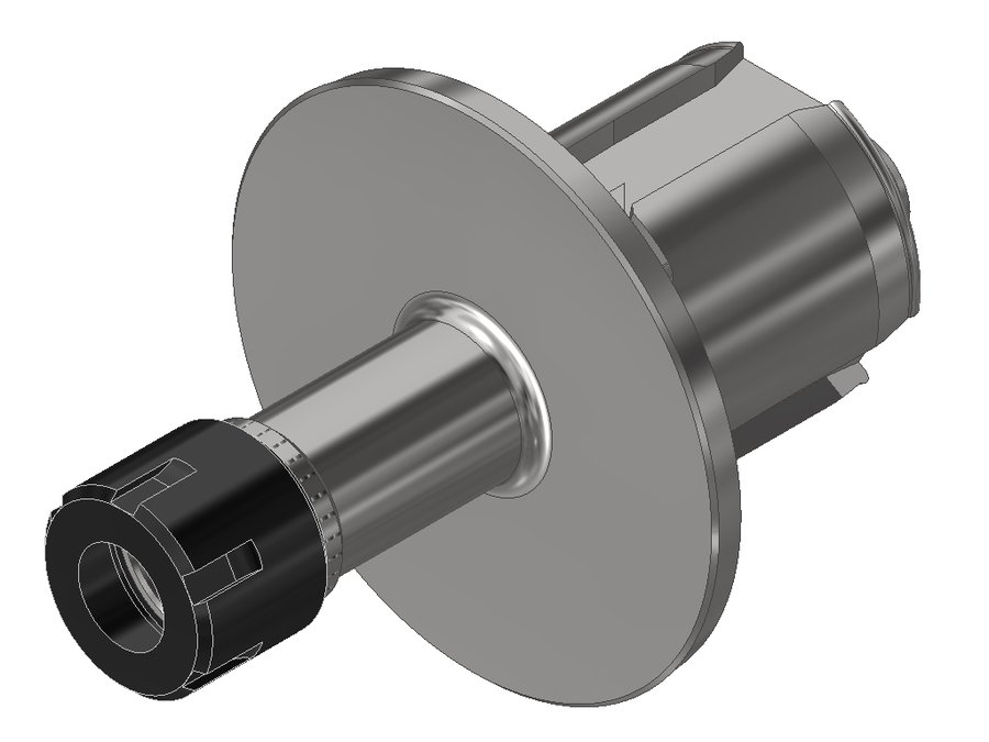 Державка цанговая EWS 31.VX416L50MM, EWS - Varia VX4 - адаптер, под цанги ER16 (Ø1–10 мм), код 160 426E