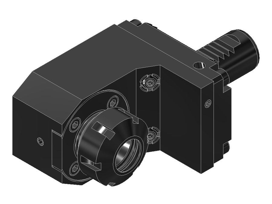 Державка цанговая EWS 31.2525G200RLW, хвостовик Ø25, под цанги, код 250 430E