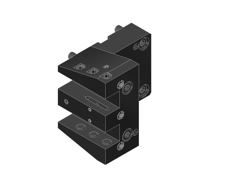 Державка токарная продольная EWS 4.BMT25DYTS4000V15IK, BMT, сечение 25×25 мм