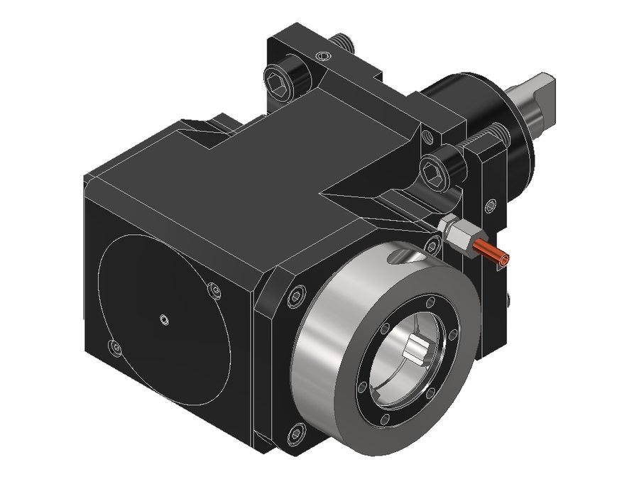 Головка приводная радиальная сверлильно-фрезерная EWS 60.60V5KRNL#01, хвостовик Ø60, EWS - Varia V5- адаптер