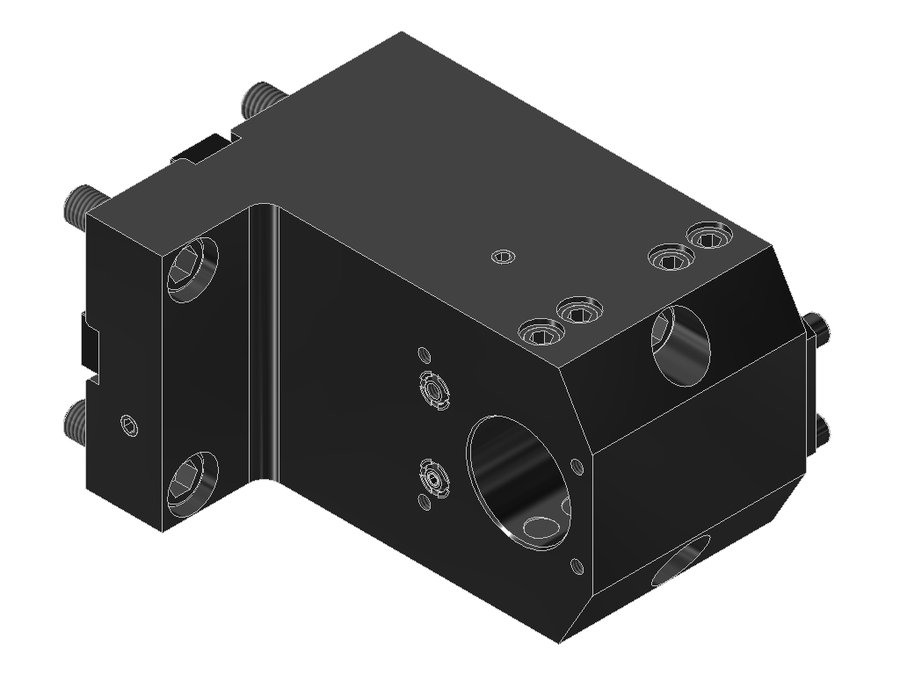 Державка комбинированная с внутренним и наружным подводом СОЖ EWS 17.BMT40VT4Z7X130, BMT, отверстие Ø40 мм