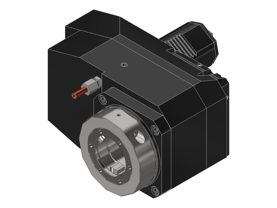 Головка приводная осевая сверлильно-фрезерная со смещением EWS 50.50V5SQT28RIKI1, хвостовик Ø50, EWS - Varia V5- адаптер