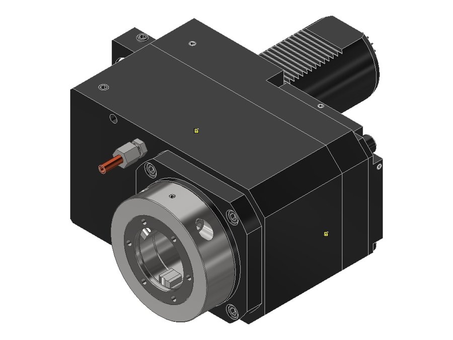 Головка приводная осевая сверлильно-фрезерная со смещением EWS 50.60V5KR5482RI2, хвостовик Ø60, EWS - Varia V5- адаптер