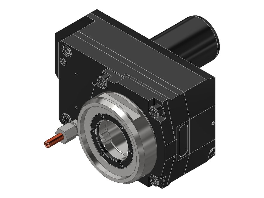 Головка приводная осевая сверлильно-фрезерная со смещением EWS 50.40VX4MP620L, хвостовик Ø40, EWS - Varia VX4 - адаптер