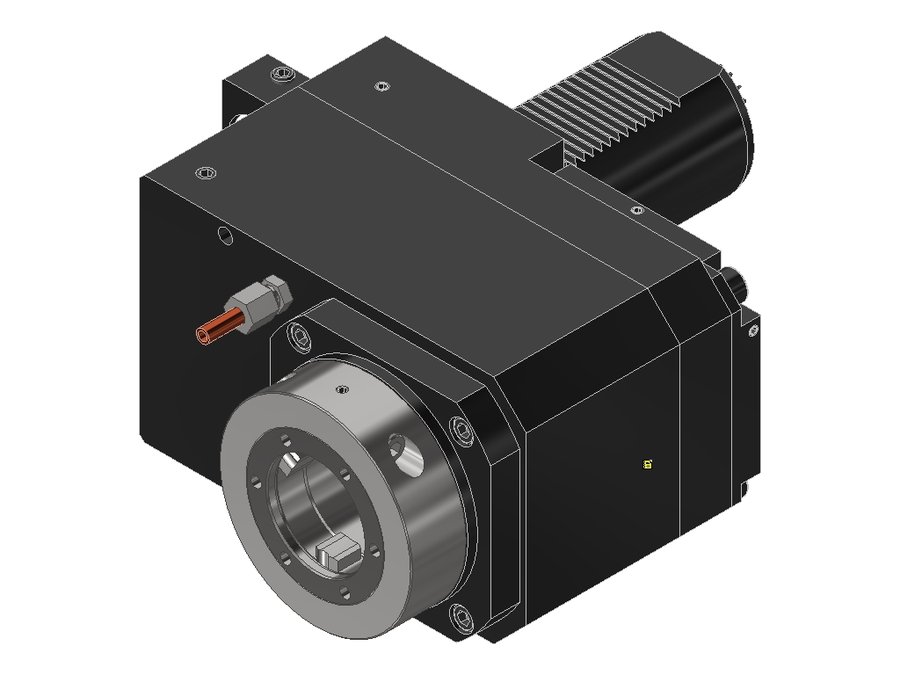 Головка приводная осевая сверлильно-фрезерная со смещением EWS 50.60V5KR5482RIKI2, хвостовик Ø60, EWS - Varia V5- адаптер