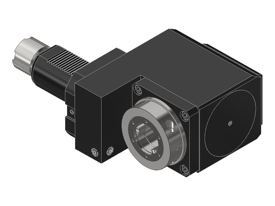 Головка приводная радиальная сверлильно-фрезерная со смещением EWS 80.60V5KRLB45L, хвостовик Ø60, EWS - Varia V5- адаптер