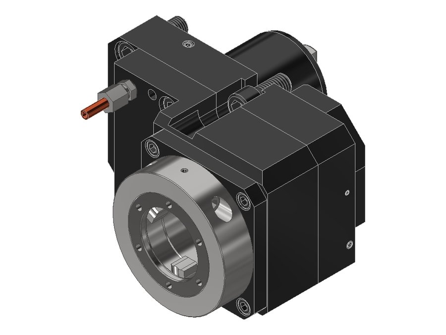 Головка приводная осевая сверлильно-фрезерная со смещением EWS 50.60V5LB4000BMT, хвостовик Ø60, EWS - Varia V5- адаптер