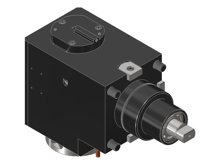 Головка приводная радиальная сверлильно-фрезерная EWS 60.75V5KR1809IKDI2GLX110, хвостовик Ø75, EWS - Varia V5- адаптер