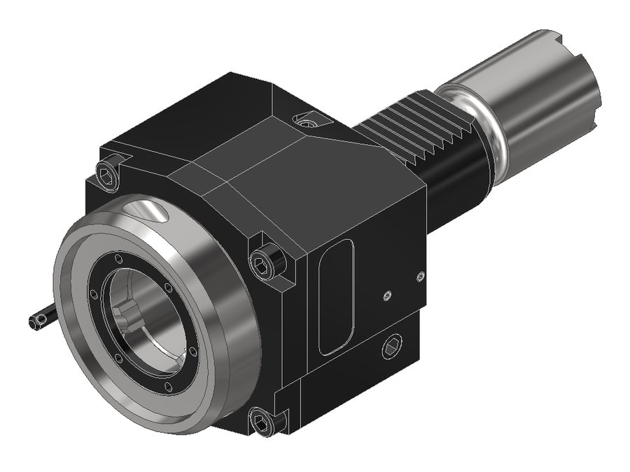 Головка приводная осевая сверлильно-фрезерная EWS 40.40VX4LB25#01, хвостовик Ø40, EWS - Varia VX4 - адаптер