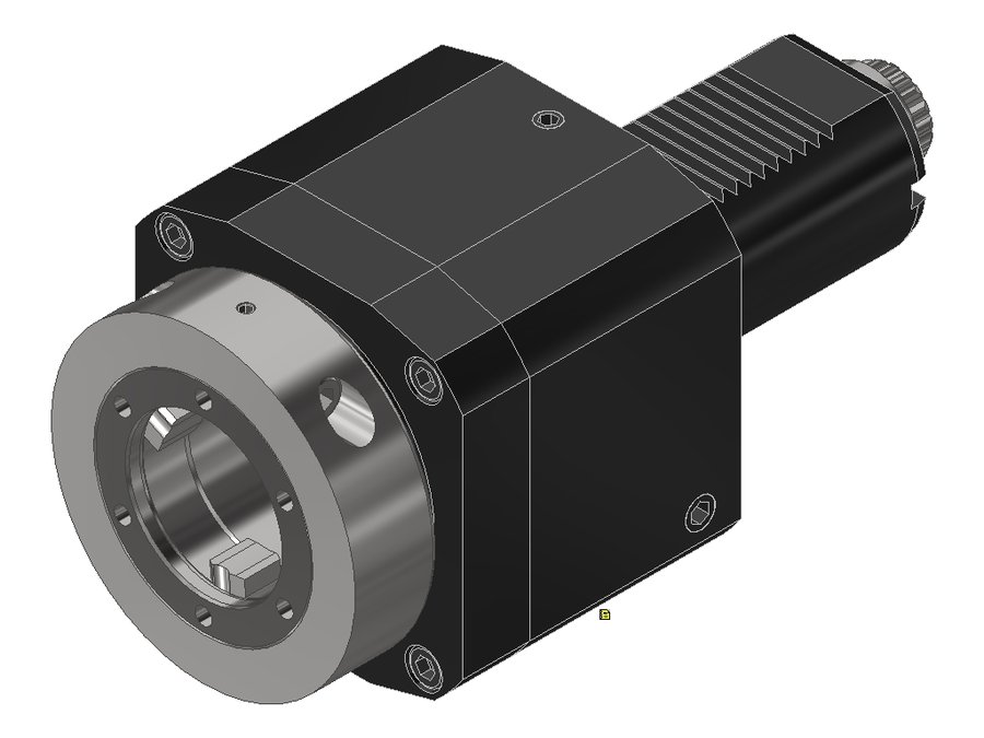Головка приводная осевая сверлильно-фрезерная EWS 40.50V5KR5480#01, хвостовик Ø50, EWS - Varia V5- адаптер