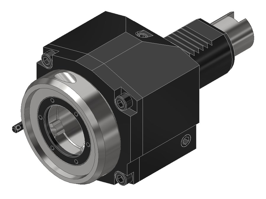 Головка приводная осевая сверлильно-фрезерная EWS 40.40VX4G250IKC, хвостовик Ø40, EWS - Varia VX4 - адаптер