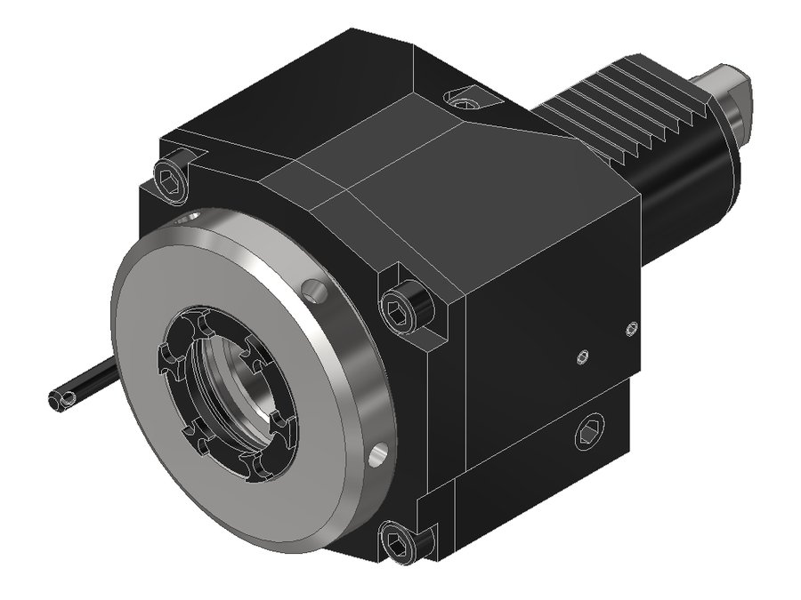 Головка приводная осевая сверлильно-фрезерная EWS 40.40321809IM#01, хвостовик Ø40, под цанги ER32 (Ø3–20 мм), код 320 470E