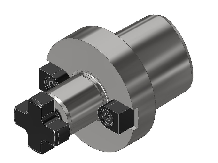 Оправка фрезерная осевая EWS 42.C4C16L10, полигональный хвостовик ISO 26623 (PSC 40C), длина 10 мм