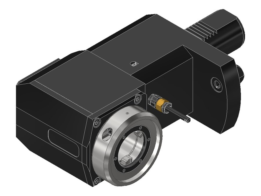 Головка приводная радиальная сверлильно-фрезерная EWS 60.40VX4MP620RIKD#01, хвостовик Ø40, EWS - Varia VX4 - адаптер