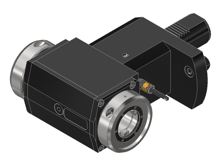 Головка приводная радиальная сверлильно-фрезерная EWS 60.40VX4DMP620#01, хвостовик Ø40, EWS - Varia VX4 - адаптер
