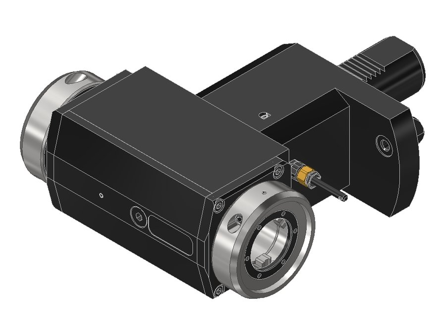 Головка приводная радиальная сверлильно-фрезерная EWS 60.40VX4DMP620IKD, хвостовик Ø40, EWS - Varia VX4 - адаптер