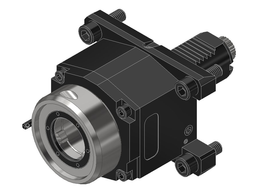 Головка приводная осевая сверлильно-фрезерная EWS 40.40VX4CTX-PLX97, хвостовик Ø40, EWS - Varia VX4 - адаптер