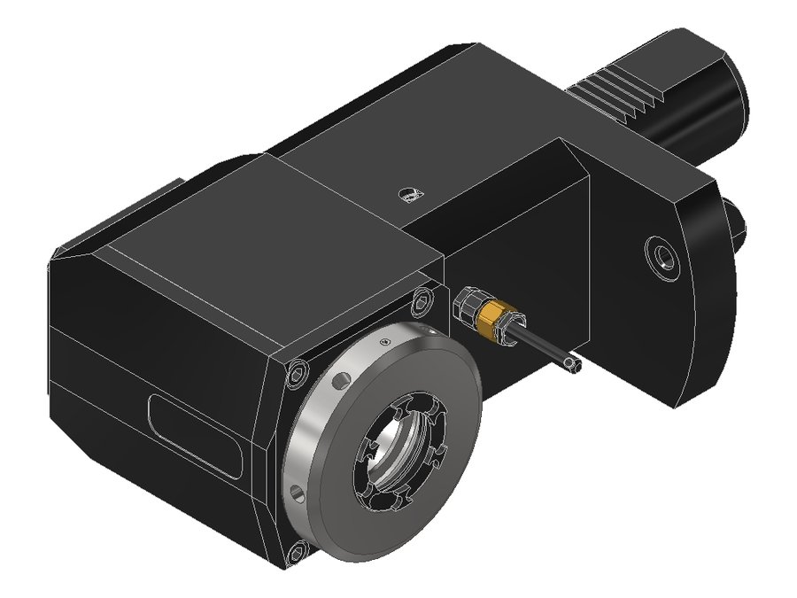 Головка приводная радиальная сверлильно-фрезерная EWS 60.4032MP620RIM#01, хвостовик Ø40, под цанги ER32 (Ø3–20 мм), код 320 470E