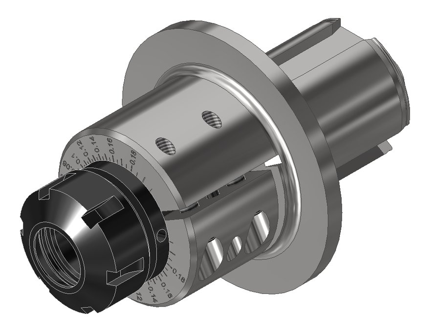 Державка цанговая EWS 31.V525L78.5-FC, EWS - Varia V5- адаптер, под цанги ER25 (Ø2–16 мм), код 250 430E