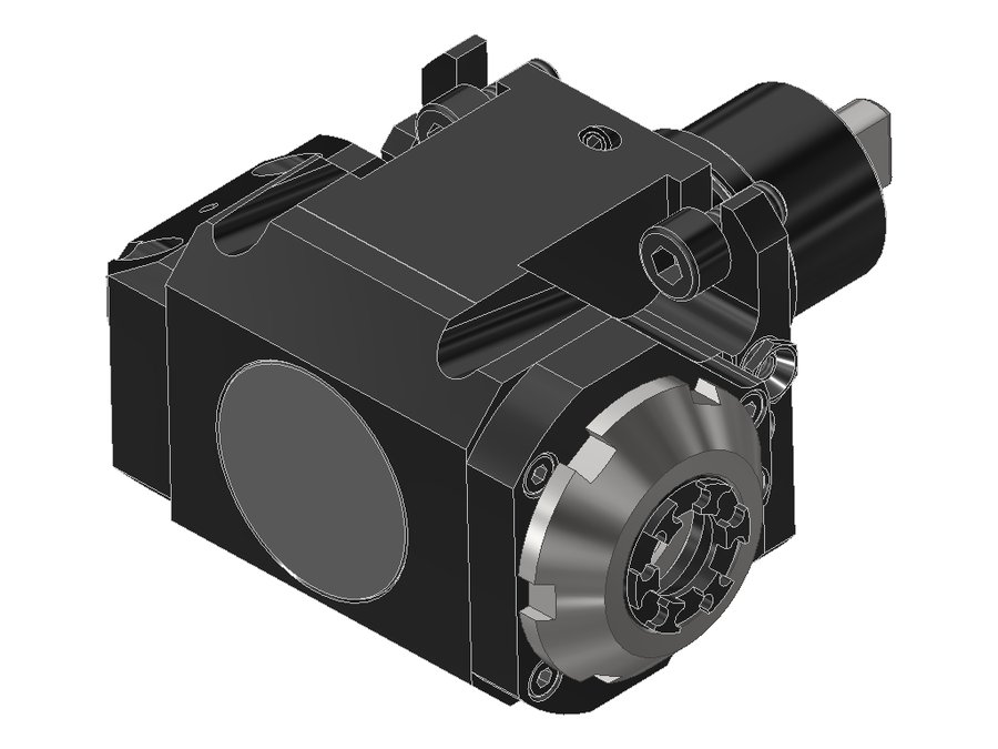 Головка приводная радиальная сверлильно-фрезерная EWS 60.4020BIG1809IKIMX45, хвостовик Ø40, под цанги ER20 (Ø2–13 мм), код 200 428E