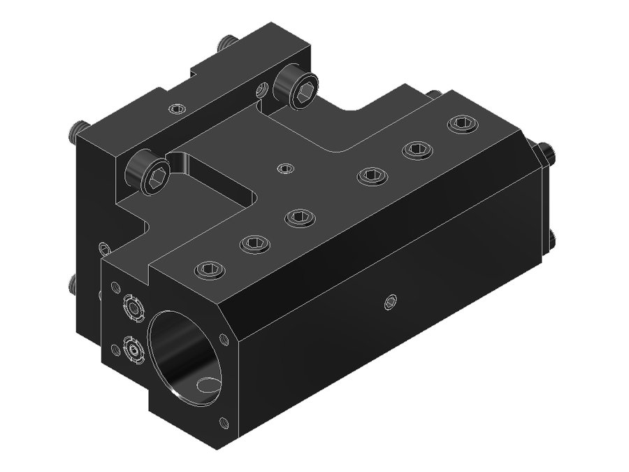 Державка комбинированная с внутренним и наружным подводом СОЖ EWS 17.BMT40DTS4000V15, BMT, отверстие Ø40 мм