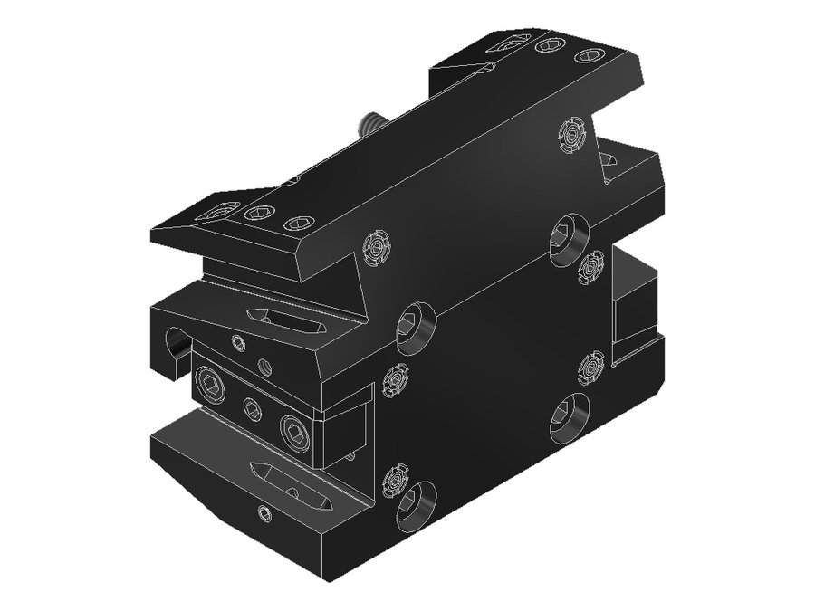 Державка универсальная EWS 15.BMT20DBMT45IKX65SW320-15°, BMT, сечение 20×20 мм