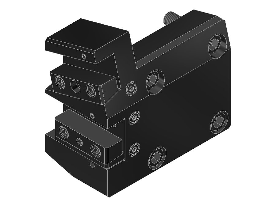 Державка токарная продольная EWS 4.BMT20DBMT65IKX40SW365-15°, BMT, сечение 20×20 мм