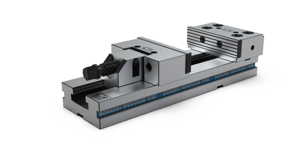 Тиски станочные Gerardi 1.14.10000, раскрытие 0 - 100 мм, ширина губок 100 мм