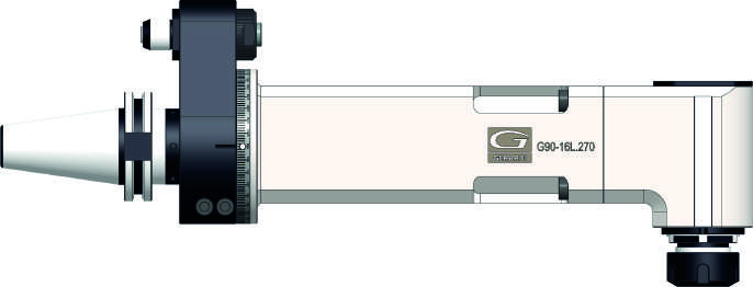 Головка угловая Gerardi — Integral angle head G90-16L ATC