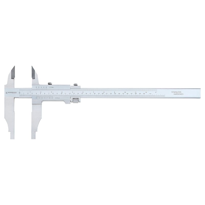 Слесарный штангенциркуль, 0-1000 мм аналог, с точная настройка, 1/128", отсчёт 0,05 мм, M.302.40.2