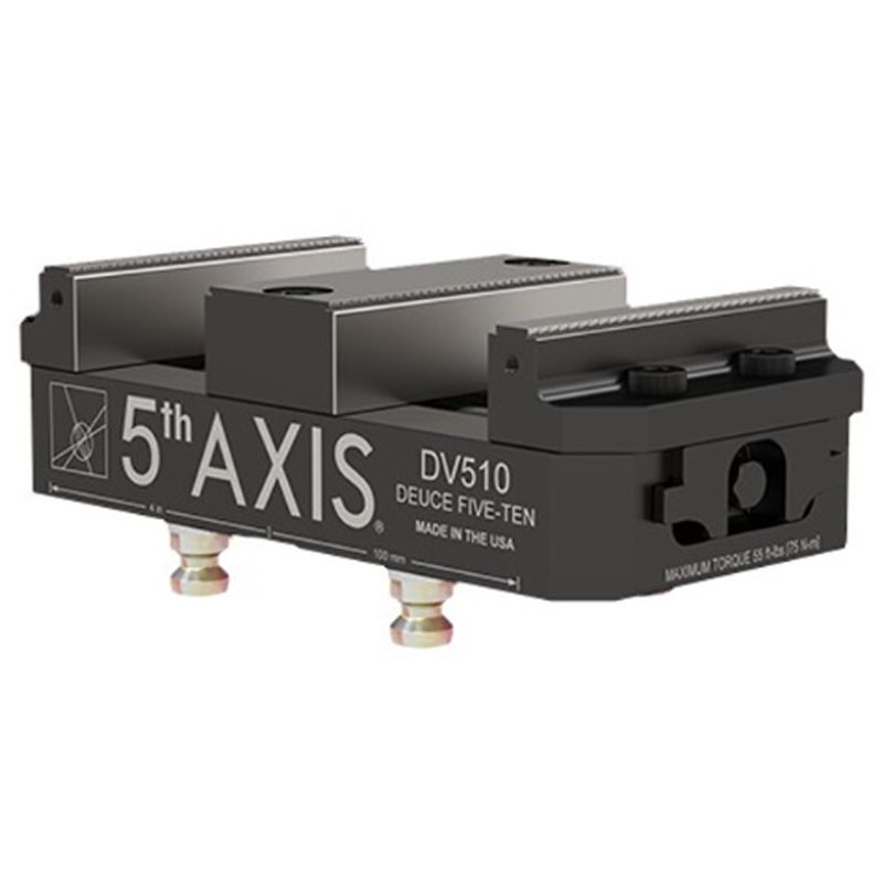 Двойные тиски DV510-J1 126 мм x 258 мм x 73 мм, 96 мм - RockLock, 5th.R96-DV510-J1