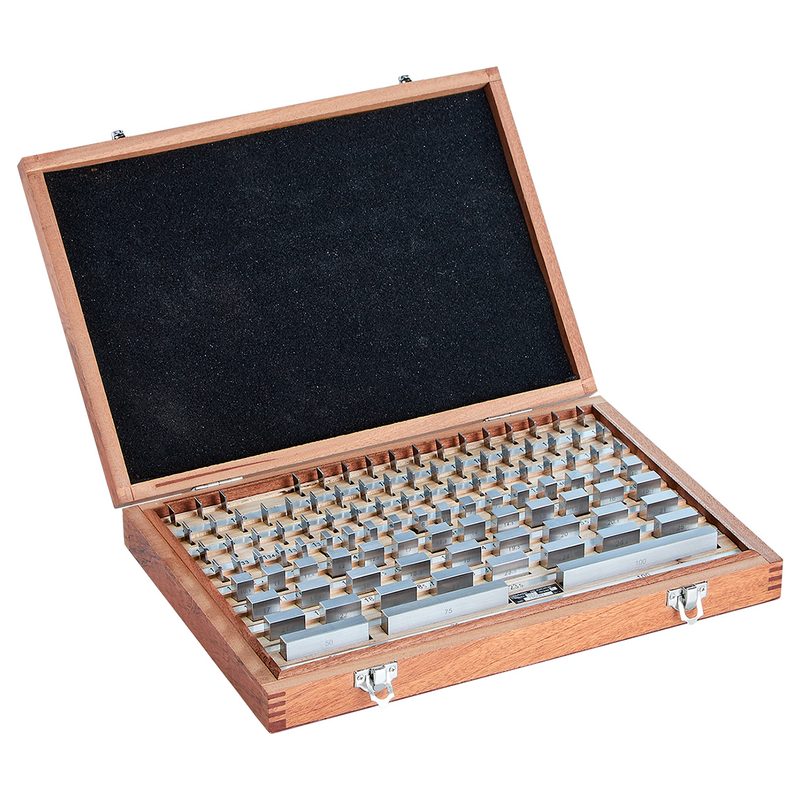 Сталь концевая мера длины набор, 87 шт. класс 2, (ISO / DIN / JIS /GB), M.650.13.2
