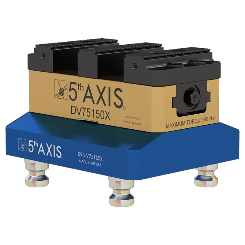 Двойные тиски 126 мм x 150 мм x 88 мм, 96 мм - RockLock, 5th.R96-DV75150X-J1