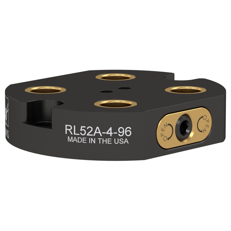 Плита нулевой точки - 52 мм - RockLock Ø116 мм x 25 мм, алюминий, 5th.RL52A-4-96