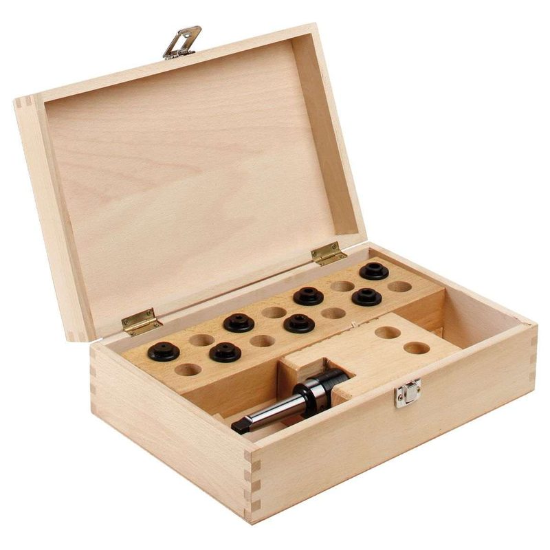 Резьбонарезной патрон MK 4 - M3/M14 Gr. 1 DIN 228-1B, с компенсацией длины на сжатие и растяжение в деревянном футляре 701.16, 107.16.412.S