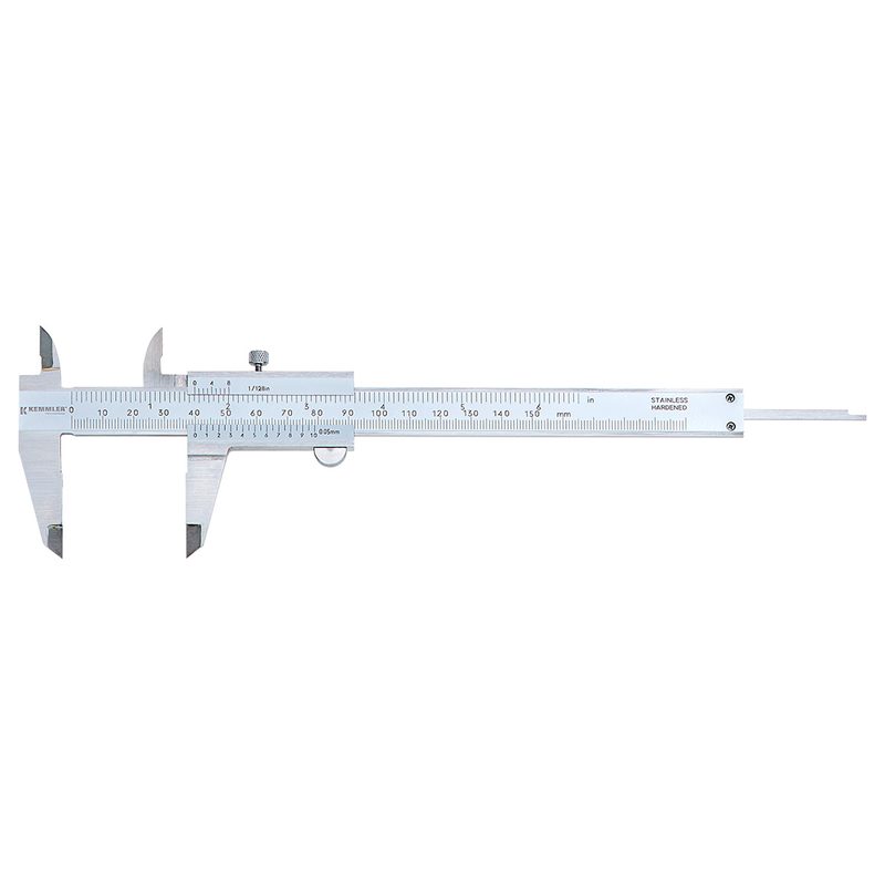 Штангенциркуль, 0-150 мм аналог, с стопорный винт, 1/128", отсчёт 0,05 мм, M.341.06.0
