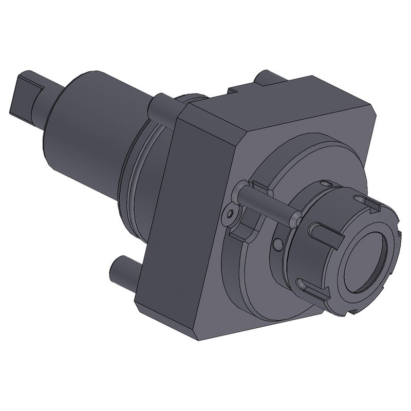Axial-Bohr-u.Fräskopf, диапазон зажима = 2 - 20 (ER 32) Тип = ISO 15488-B (DIN 6499 B) передаточное число i=1:1, AW.221.065.20.751