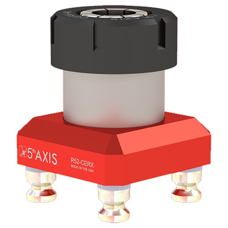 Цанговый патрон - 52 мм - RockLock CERX-40 (472E, ER40), для фрезерная обработка круглый детали, 5th.R52-CERX-40