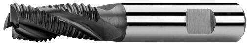 Фреза концевая короткая 124417 AlTiN, HSSE-PM (порошковая быстрорежущая сталь), покрытие AlTiN, DIN 844K