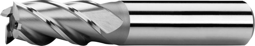 Фреза концевая короткая 140208, HSS Co8, DIN 844K