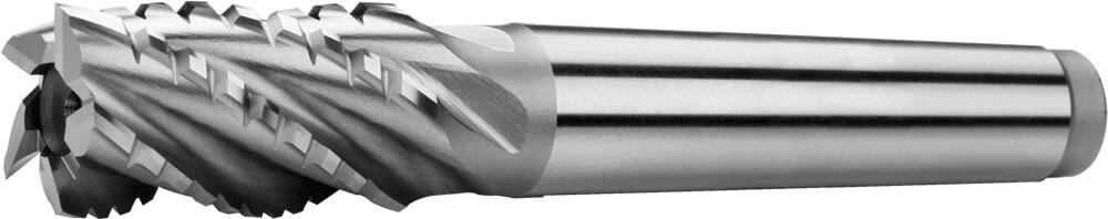 Фреза концевая короткая с коническим хвостовиком 422245, HSS Co5, DIN 845