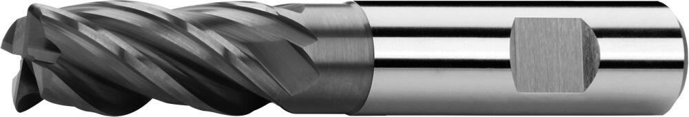 Фреза концевая с радиусом при вершине S141612R AlCrN, Ø16 мм, R 0,5 мм