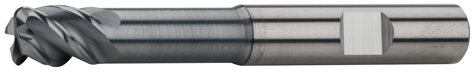 Фреза концевая с радиусом при вершине S152512R AlCrN, Ø6 мм, R 0,5 мм